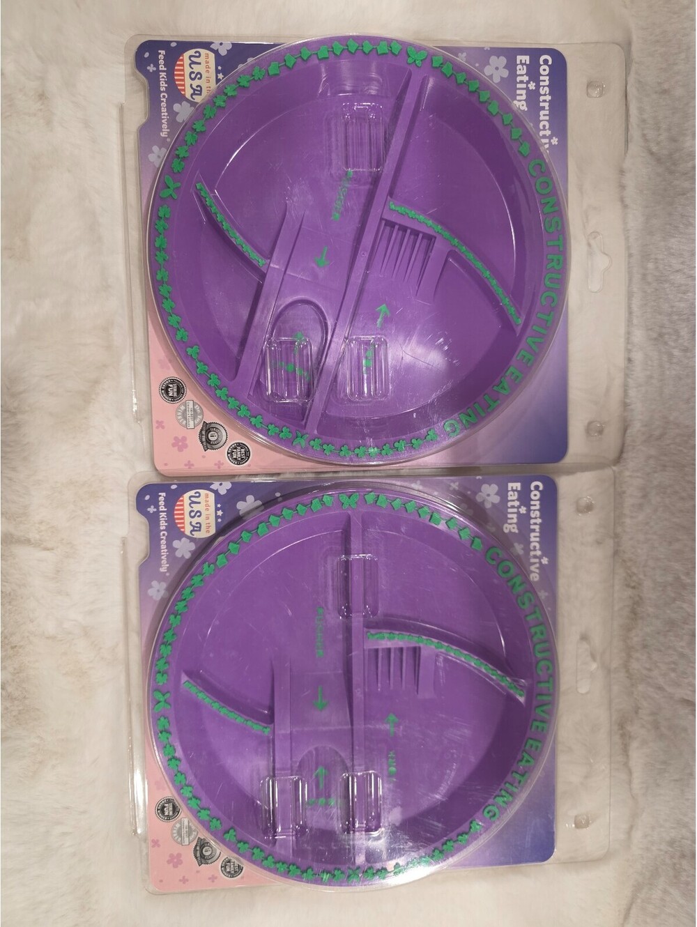 Constructive Eating Plates Made in the USA
